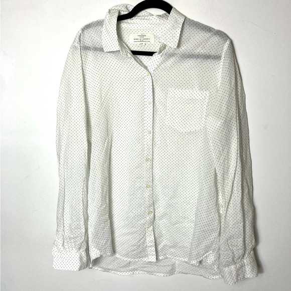 Trovata Birds of Paradis Grace Blouse Polka‎ Dot Large - Picture 1 of 5